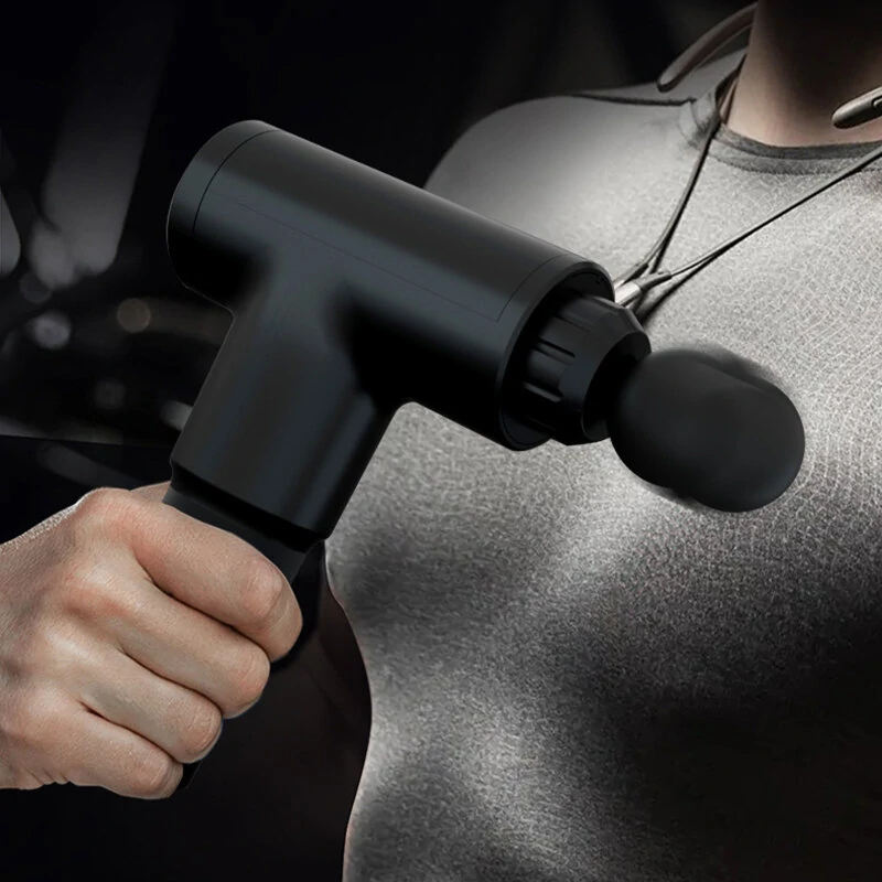 (image for) JM-01 6 Gear Touch Screen Power Intelligent Chip USB Rechargeable Relax Body Sport Mini Muscle Massager Machine