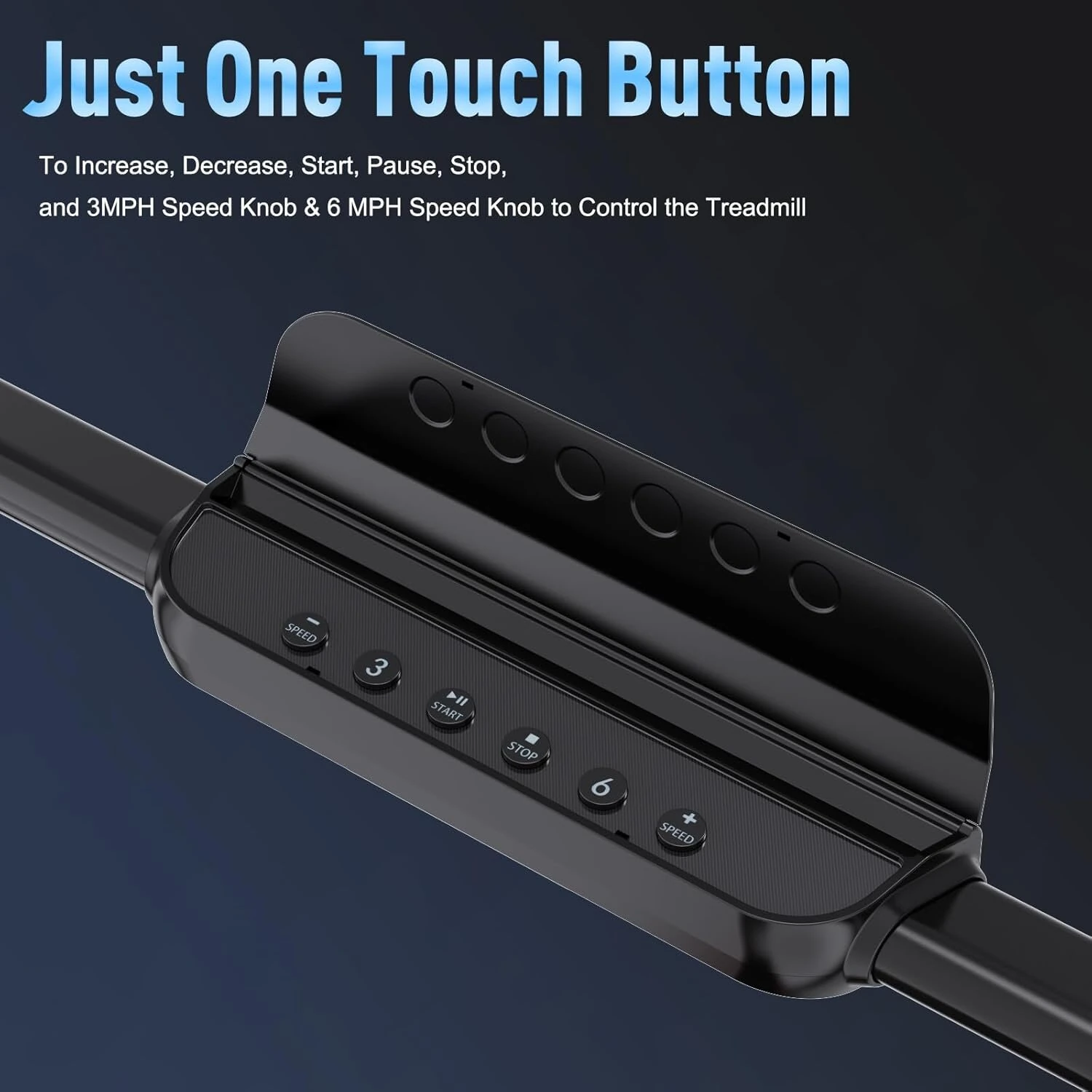 (image for) [USA Direct] Bominfit ZX2 Under Desk Treadmill 1400W Power 12.5km/h Max Speed 120kg Weight Capacity Thin Silent Walking Pad Treadmill with LED Smart Display for Home Gym Workouts